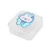 Small Mini Transparent Cartoon Storage Box Jewelry Earrings Ring Brooches Pin Packaging Jewelry Boxes for Women Organizer Wholesale