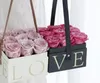 جديد!! صندوق الزهور مع Handhand Hug Bucket Rose Flor Flor Party Party Party Packing Cardboard Packaging B