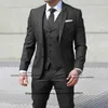 Classic Suits For Men Slim Fit 3 Piece Sets Formal Wedding Groom Prom Tuxedo Male Office Business Blazer JacketVestPants 220815