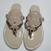 Lyxvarumärke Sandaler Designer tofflor glider blommig brokad äkta läder flip flops kvinnor skor sandal utan låda av Brand003