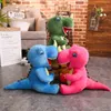 1pc 6095cm komik dinozor peluş oyuncaklar çocuklar için karikatür tek boynuzlu at sevimli sevimli oyuncak bebek çocuklar için erkekler doğum günü hediyesi j220729