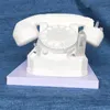 Complementi d'arredo Trendy Oggetti decorativi Cristallo Eroso Telefono Futuro Reliquia Corrosione Linea fissa Collezione Gocce Scultura Gesso Decorazione