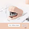 Домохозяйство Sundries Mini Stapler набор с основными продуктами Cite Cat Paw Paper Binder Staintery Office Tool