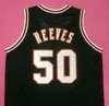 Xflsp 50 BRYANT REEVES Oklahoma State Cowboys Throwback Stitche Ricamo Maglia da basket Personalizzata qualsiasi numero e nome