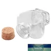 Bütün 1pc Mini Clear Cork Stopper Kalp Cam Şişeler Takı Boncukları Şişe Kavanozları Konteynerler Küçük Dilek Şişeleri EJ120226Z9436002