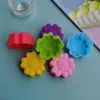 Creative Rose Baking Molds Silicone Cake 5cm kleur Rose Muffin Cup Pudding Jelly Molds Soap 2111443
