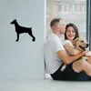 Deberman Pinscher Dog Metal Wall Sign | الكلب صورة ظلية جدار ديكور | ديكور داخلي