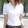 Sweet Summer Fashion Blouse Shirts Short Sleeves Chiffon Blouse Office Work Wear Chemise Femme Women Tops plus Size XXL Style