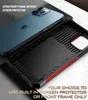 ハイブリッド磁気カードホルダーリングキックスタンドケース iPhone 14 プロマックス 13 12 11 XS XR × 8 7 プラス耐衝撃磁気スタンドハード電話カバー