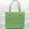 2022 38/32/13cm snoepkleur Multicolor Luxury Bucket Beach Tote Tas Silicone Eva Pineapple Tas Bag klein formaat