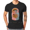 Herren T-Shirts Russland Matryoshka Kunst Kultur T-Shirts mit Rundhalsausschnitt Distinctive Homme T-Shirt Trend Kleidung Größe S-6XL