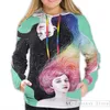 Heren Hoodies Sweatshirts Mens sweatshirt voor vrouwen grappige twee meisjes cosmos print casual hoodie streatwearmen's