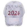 TRUMP Baseball caps new fashion style men and women's Sun hats rhinestone hat denim and cotton snapback cap