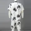 Été Hawaii tendance imprimer ensembles hommes Shorts chemise ensemble de vêtements décontracté palmier Floral plage à manches courtes costume 220620