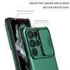 Shockproof Hybrid Kickstand Hard Armor Cases For Samsung Galaxy S22 Ultra S21 S20 FE Note 20 A73 A53 A33 A13 A22 A03S Slide Lens Protection Bracket Phone covers
