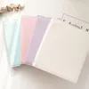 Anteckningar Pockets PO Macaroon Color 3 Hole Pu Leather Diy Binder Notebook Cover Diary Agenda Planner Paper StationeryNotepads Notepadsnotepad