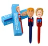 Donald Trump Talking Sound Pen Rolig Gag Gift Gör Amerika Bra igen Du är avfyrade Intelligent Toy Boxing Decompression Pen