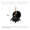 Chavedias cravejadas de diamante coreano Velvet Bat Ball ChainChain Personalidade Ring Ring Animal Pingente Spot Spot ENEK22