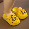 Top Qualität Sommer Kind Sandalen für Jungen Mädchen Cartoon Dinasour Garten Clogs Atmungsaktive Strand Rutschen Kleinkind Mädchen Schuhe 220621