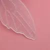 التماثيل الزخرفية الكائنات 3pcs Flying Wings Flower Flower Fairy Miniature Cake Decoration Desktop Car OrnamentDecory