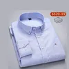 Polo da uomo Top Cotton Quality Striped Lattice Camicie da uomo Camisa Oxford Ricamo Camicie da uomoUomo UomoUomo