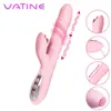 Produtos adultos 10 frequência clitóris vagina estimulação vibrador vara de vidratórios telescópicos vibrador brinquedos sexy para mulheres