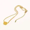 Fashion Brand Necklace Gold Color Stainless Steel Dual G Women's Necklaces & Earrings Designer Ear Studs C037X