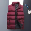 Men's Tank Tops Men Jacket Polyester Waistcoat Solid Soft Touch Regular Full Zipper Design Sleeveless WaistcoatMen's