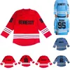 Mit Mobb Deep Prodigy Jersey 95 Queens Brineg Rip Prodigy 100% sysad Mens Womens Youth Hockey Jersey Red Blue S-5XL