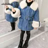 2020 Girls Denim Jackets Giacca inverno più spessa per ragazze jean jackets vestiti per bambini ragazze abbigliamento abiti per bambini j220718