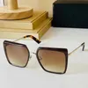 Lunettes pour hommes de style aristocratique PR58WS marque de luxe branches carrées en or lentille noire lunettes de voyage d'affaires autonomes avec boîte d'origine