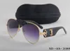 Großhandel und Einzelhandel Luxus Sonnenbrille Klassische Designer Polarisierte Gläser Männer Frauen Pilot Sonnenbrille UV400 Eyewear mit Box