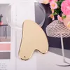 ビューティースキンケアフェイシャルマッサージ304ステンレス鋼Gua Sha Tool Massager for Face Care Screaper Eye Skin Neck Metal Gua Sha Board