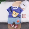Conjuntos de roupas nascidas de roupas de bebê de roupas de bebê Summer UNisex Manga curta menina e menino Sportswear ProductClothing
