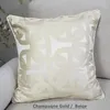 Cuscino/Fodera decorativa contemporanea geometrica beige color oro argento ellittico divano sedia fodera di design decorativa quadrata per la casa 45x45 cm/decorazione