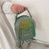Manual Diy Woven Bag New i High Beauty Student Schoolbag Messenger Bag Multifunctional Backpack Female220614