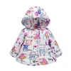 Baby Toddler Girls Giacche invernali Giacche per bambini Autunno Inverno Capispalla Neonata Warm Down Giacche con stampa a farfalla Abbigliamento neonato J220718