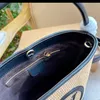 バッグデザイナー2022SSストローレディーストートズソールドダイアゴナクロスボディバッグハンドバッグ対照的な色女性カードホルダー小サイズ