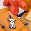 Tasarımcı Köpek Keychain Anahtar Zinciri Moda Çantası Kolye Karikatür Erkekler Kadın Lüks Yüksek Kaliteli Dekorasyon Anahtarları8906719
