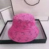Chapéu de balde de designer plano com impressão de marca Chapéus de aba mesquinho