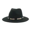 Basker hattar för kvinnor fedoras vinter hatt män solid bälte vintage western cowboy cap 58 cm 60 cm sombreros de mujerberets