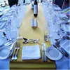 5PCSサテンテーブルランナーウェディングパーティーイベント装飾供給ファブリックチェアサッシュボウカバークロス30cm 275cm 220615