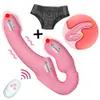 Realistic Dildo Vibrator Strapless Strapon Female Double Vibrating sexy Toys for Lesbian Couples Erotic Shop Beauty Items