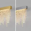 Modern Yatak Odası Avizeler Altın Sconce Lüks Kristal Duvar Lambası Başucu Koridor Oturma Odası Led Ev Dekor Duvar Aydınlatma Armatürü