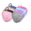 Children's KN95 mask white black color dust-proof anti-fog five-layer protection spot face masks