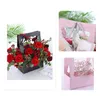 Gift Wrap PCS Show Window Flower Handbag Storage Bag Tote With Handle Party Carrier Wedding Packing BagsGift