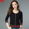 Cardigan tricoté pour femme, pull à la mode, manteau de marque de styliste, nouvelle collection automne 2022
