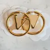 2022 Varmdesigner Örhängen Mode Guld Hoop Örhängen Lady Women Party Earring Nya bröllopälskare Presentförlovning Smycken för brud