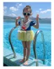 2022 bambini principessa costume intero neonate estate bowknot gonna di garza bambino esotico costumi da bagno per bambini spa costumi da bagno con cappello S2053