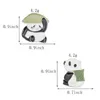 Spille Spille Spilla smaltata animale Spilla panda personalizzata Borsa Vestiti Distintivo bavero Gioielli cartoni animati Per bambini Amici Spille